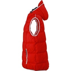 Bodywarmer matelassé avec capuche