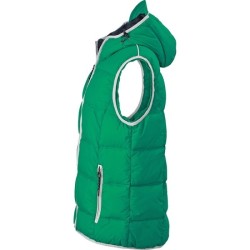 Bodywarmer matelassé avec capuche