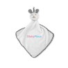 Serviette lapin en peluche