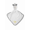 Serviette lapin en peluche