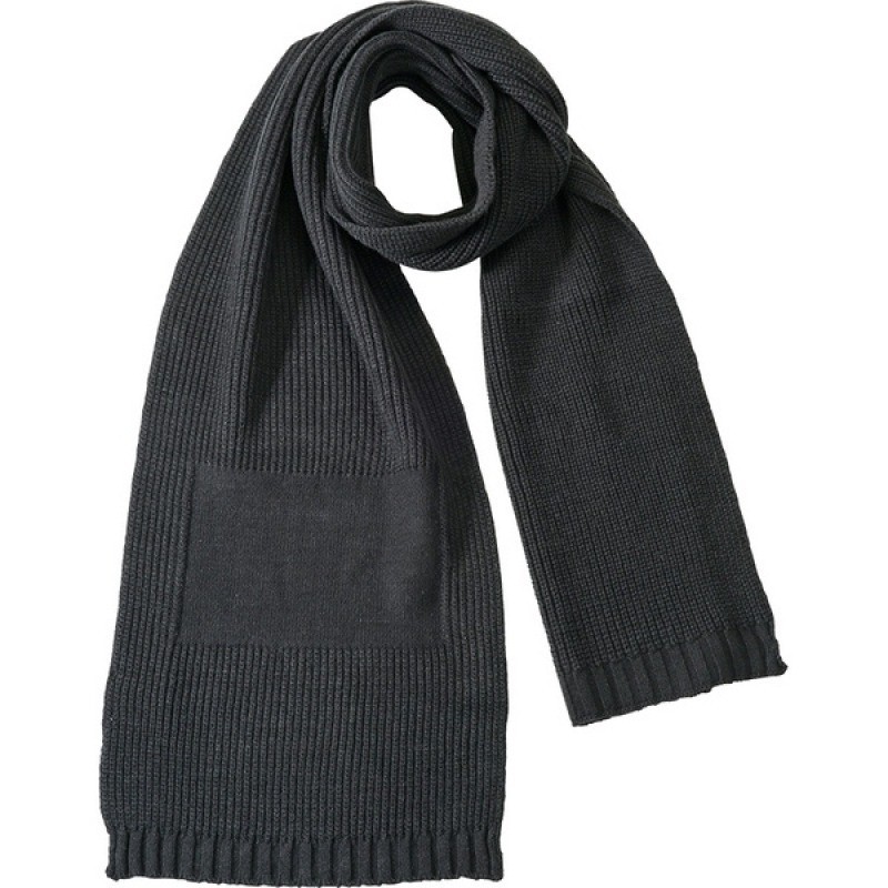 Echarpe Tricot à bord-côte strié