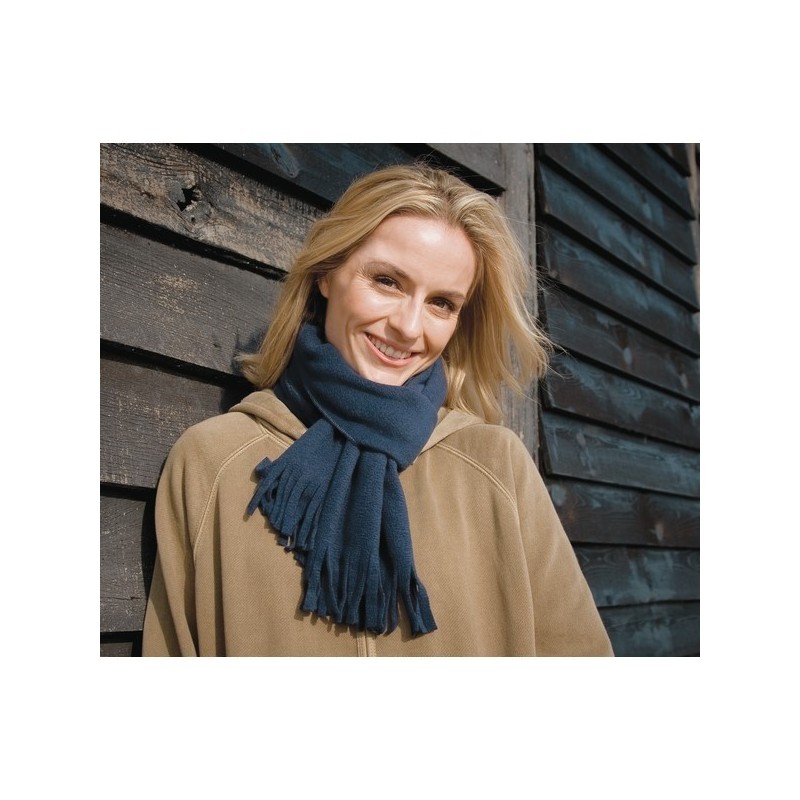 Écharpe polaire frangée très chaude