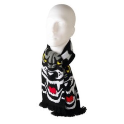 Echarpe de supporter tricotée