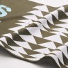 Echarpe de supporter quadri en maille de polyester