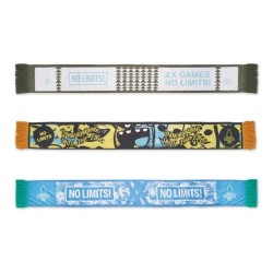 Echarpe de supporter quadri en tissu lycra