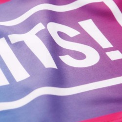 Echarpe de supporter quadri en tissu lycra