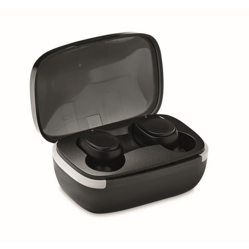 Oreillettes TWS avec étui