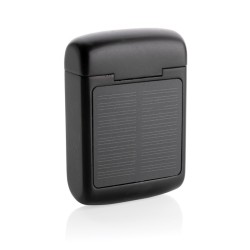 Ecouteurs sans fil avec panneau solaire intégré dans le boîtier en ABS recyclé