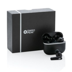 Écouteurs 2.0 TWS Swiss Peak en plastique recyclé RCS