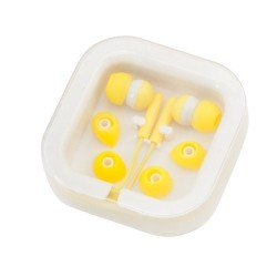 Paire d'écouteurs colorés