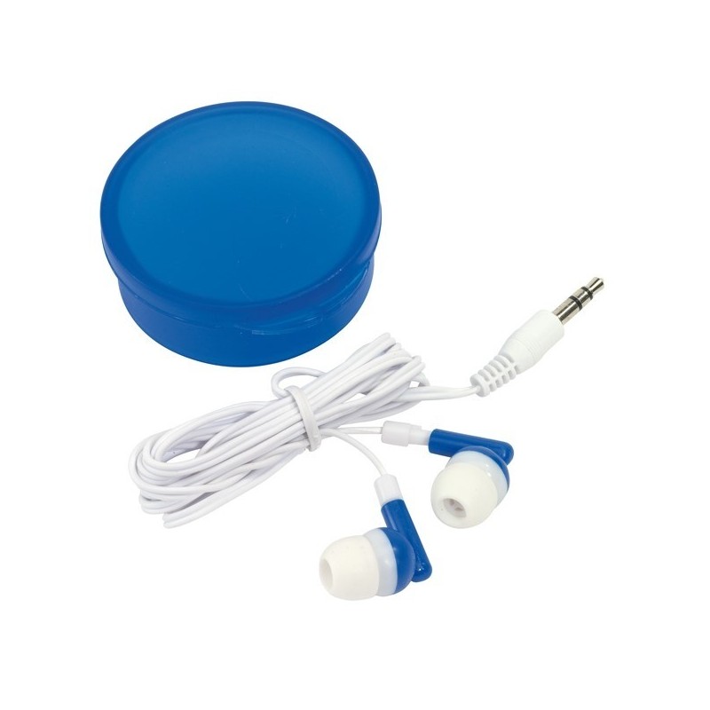 Écouteurs filaires sous boîtier rond