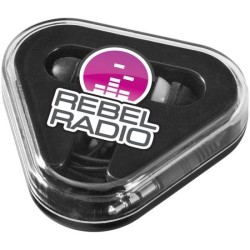 Écouteurs filaire boîte transparente