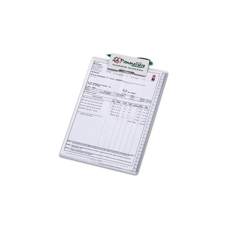 Ecritoire avec plaque porte stylo