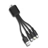 BENRI - Câble USB-A vers 3-en-1 - Charge Ultra-Rapide 3A 20W - Format Porte-clés