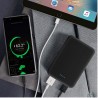 GOMU - Batterie Powerbank 10,000 mAh 2 Ports USB + 1 USB-C, Ultra-Compacte, Finition "Soft Touch"
