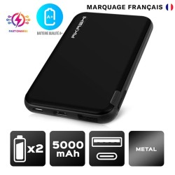 Batterie 5.000 mAh slim métal