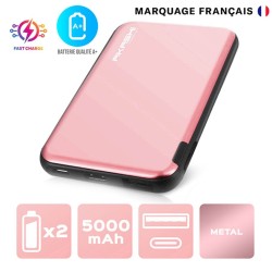 Batterie 5.000 mAh slim métal