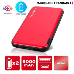 Batterie 5.000 mAh slim métal