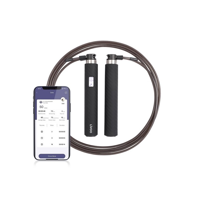 Corde à sauter connectée
