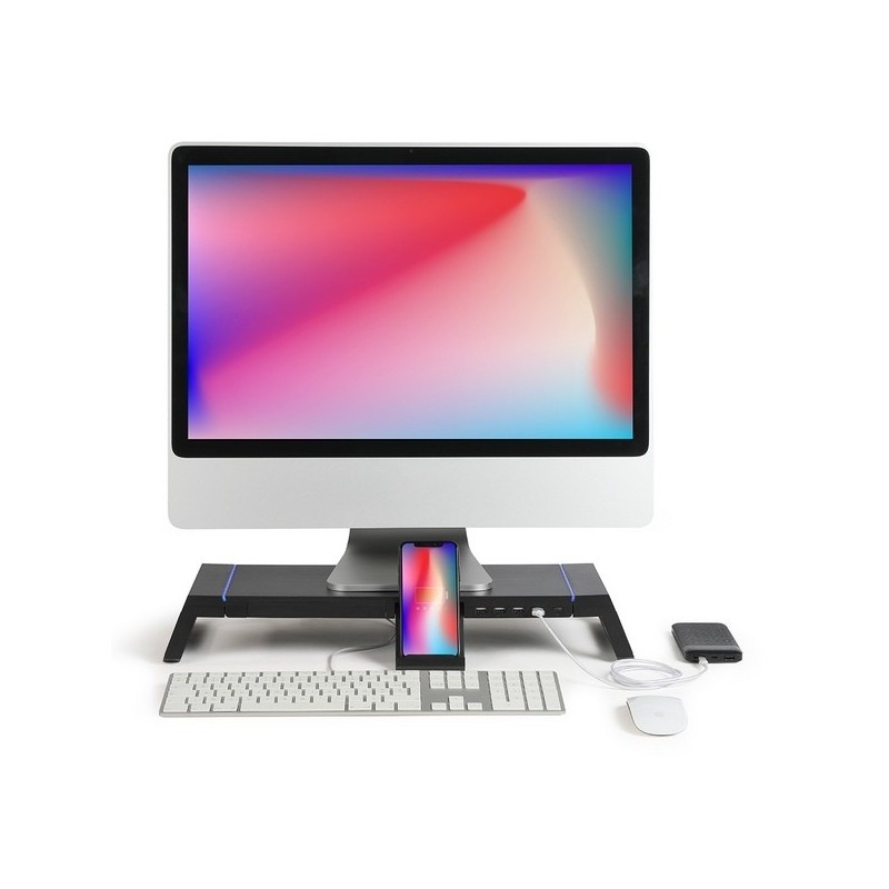 Rehausseur d?ordinateur avec hub