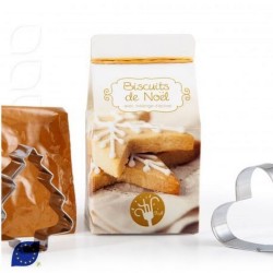 Mini-coffret gastronomie biscuits de noël version quadri