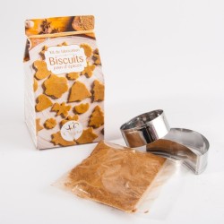 Mini-coffret gastronomie biscuits de noël version quadri