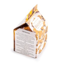 Mini-coffret gastronomie biscuits de noël version quadri