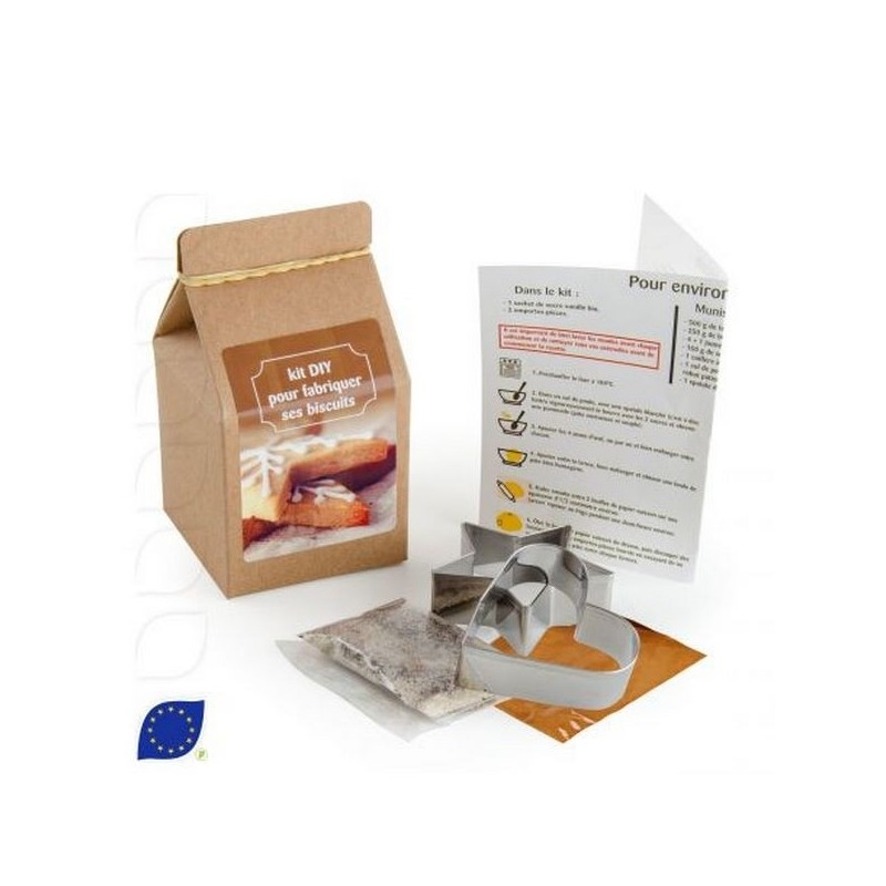 Mini-coffret gastronomie biscuits de noël version kraft