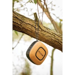 Enceinte liège 5w en tissu imperméable