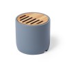 Enceinte 3W ciment et bambou