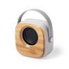 Enceinte 3w façade bambou