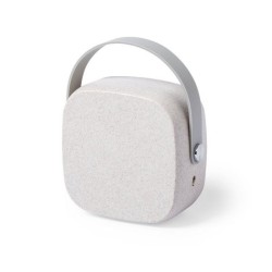 Enceinte 3w façade bambou