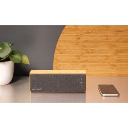 Enceinte 10W finition bambou