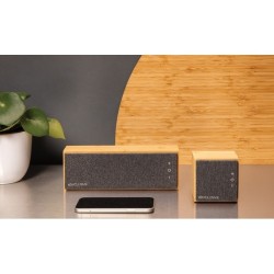 Enceinte 10W finition bambou