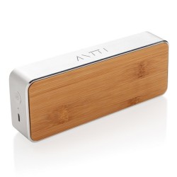 Enceinte 3w bambou et métal