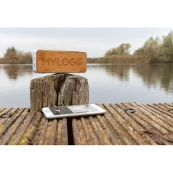 Enceinte 3w bambou et métal