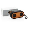 Double enceinte 10w bambou