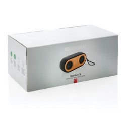 Double enceinte 10w bambou