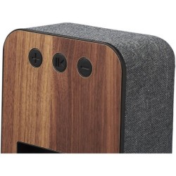 Enceinte Bluetooth® en tissu et bois