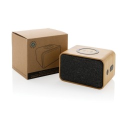 Enceinte 5W en plastique recyclé RCS et bambou FSC®