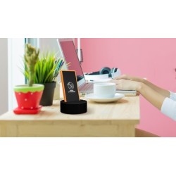 Station speaker 2x3W + chargeur 10W (Stock)