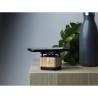 Bamboo Block Speaker avec un chargeur sans fil