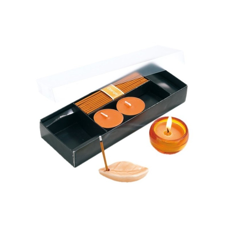 Set parfumé "orange, pomme, citron"