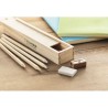 Et de 12 crayons en bois
