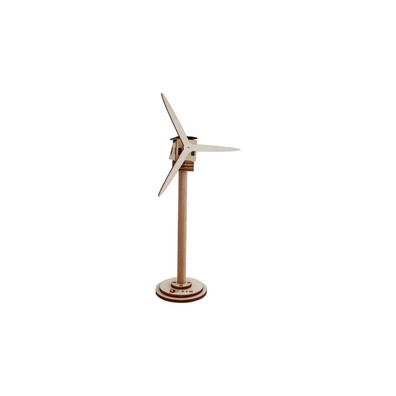 Éolienne solaire à monter 18cm