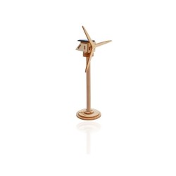 Éolienne solaire à monter 18cm