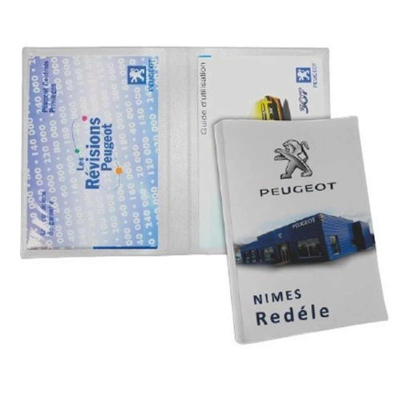 Pochette entretien 2 volets avec soufflet de 2 cm