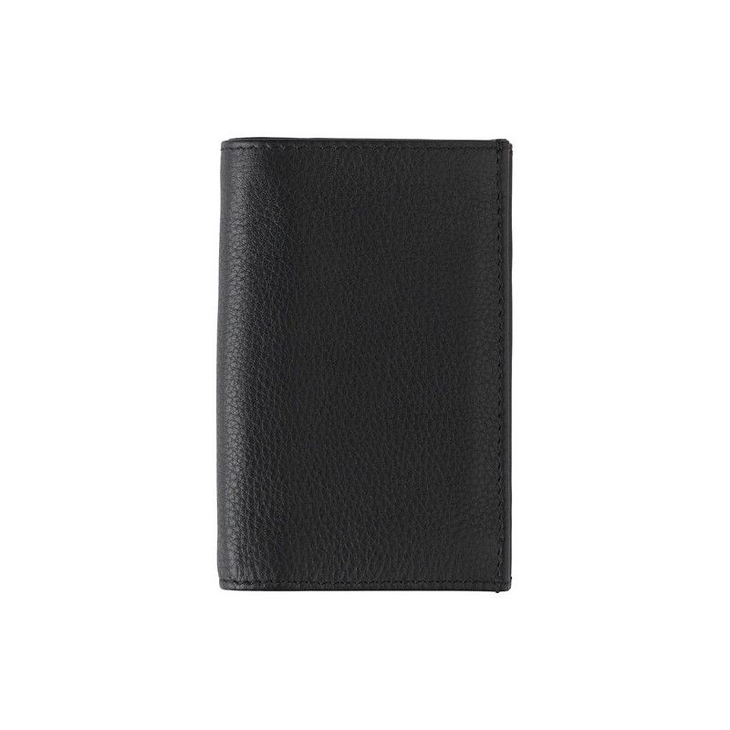 Porte-carte de crédit rfid en croûte de cuir