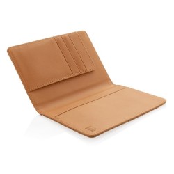 Etui passeport anti rfid en liège