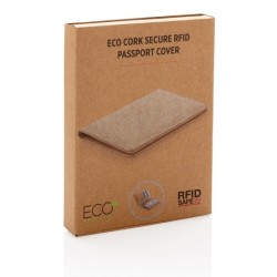 Etui passeport anti rfid en liège